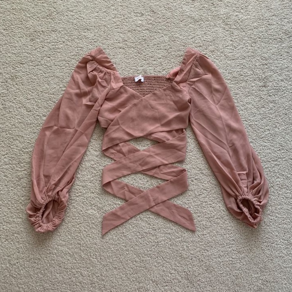 Sundae Muse longsleeve wrap top